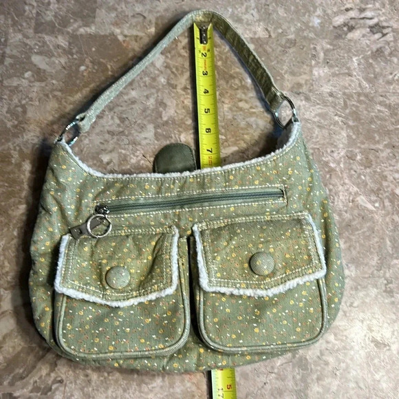 corduroy purse, cotton
shoulder,women ,Sherpa,boho
snap, zip,hoops,floral,grunge - Picture 4 of 13